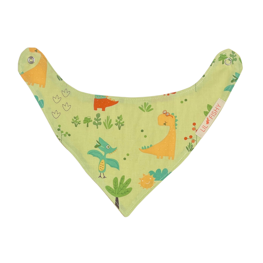 bibs - bandana - dino