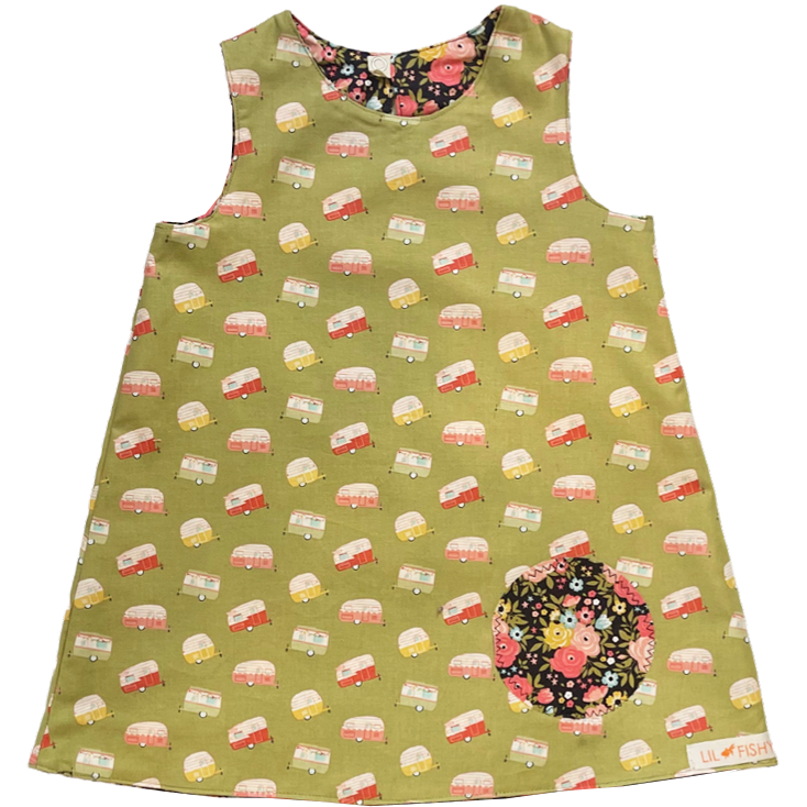 reversible - camper/ flower