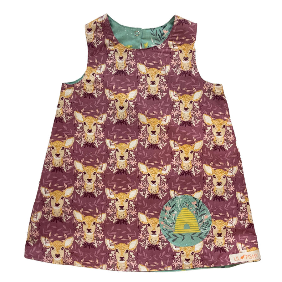 reversible - deer/ honey