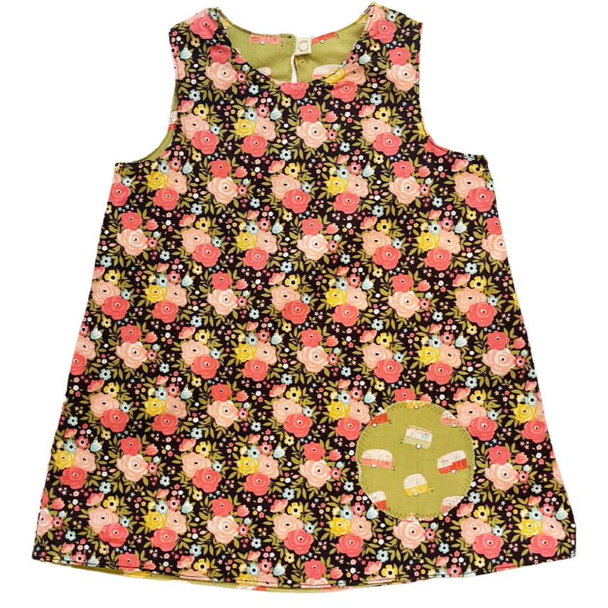 reversible - camper/ flower