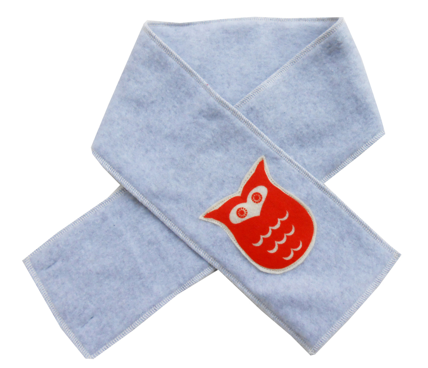 kid scarf - owl light
