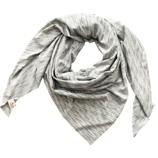 scarfs - blanket square - grey