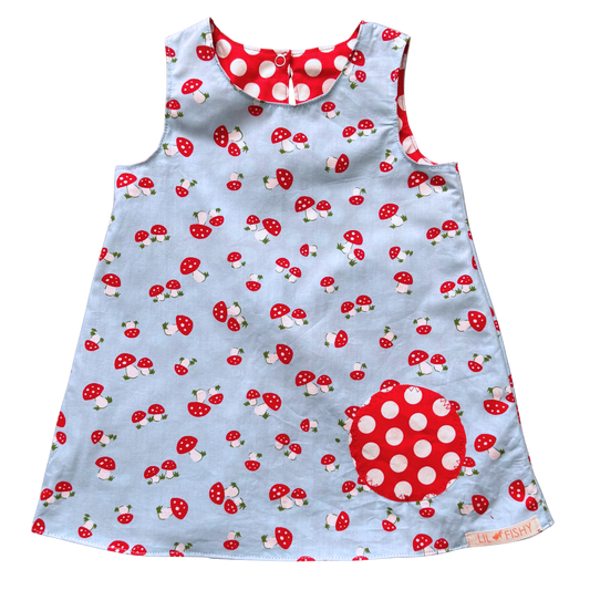 reversible - mushroom/ dot