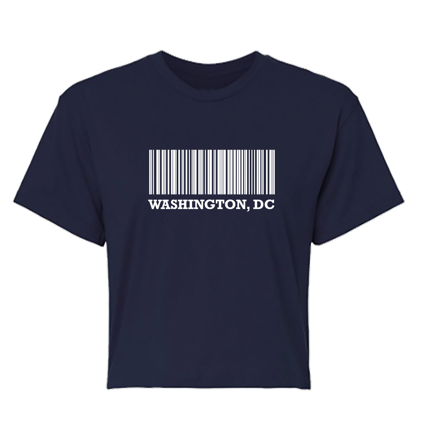 crop top - DC bar code