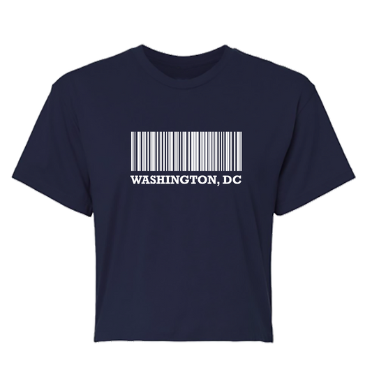 crop top - DC bar code