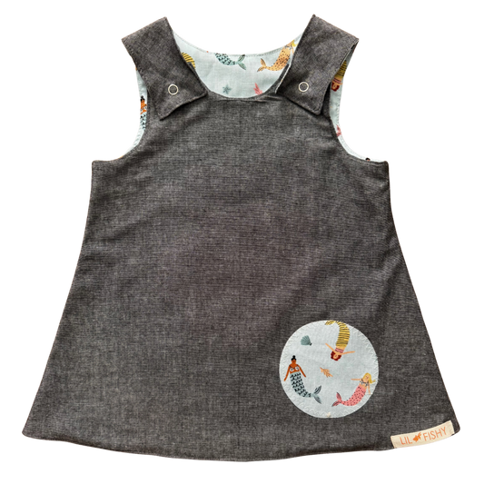 reversible - denim/ mermaid