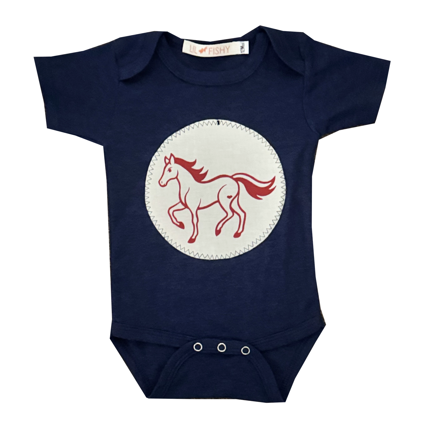 onesies - ss - fire horse