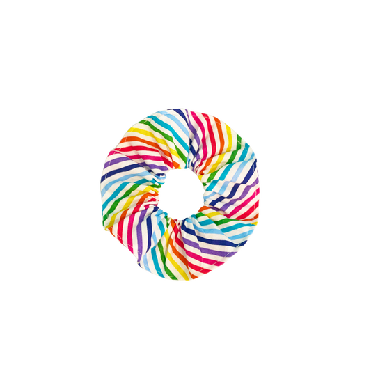scrunchie - rainbow