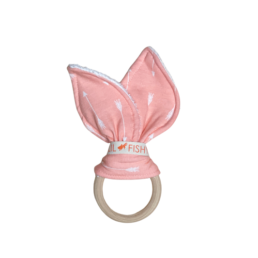 teething ring - pink